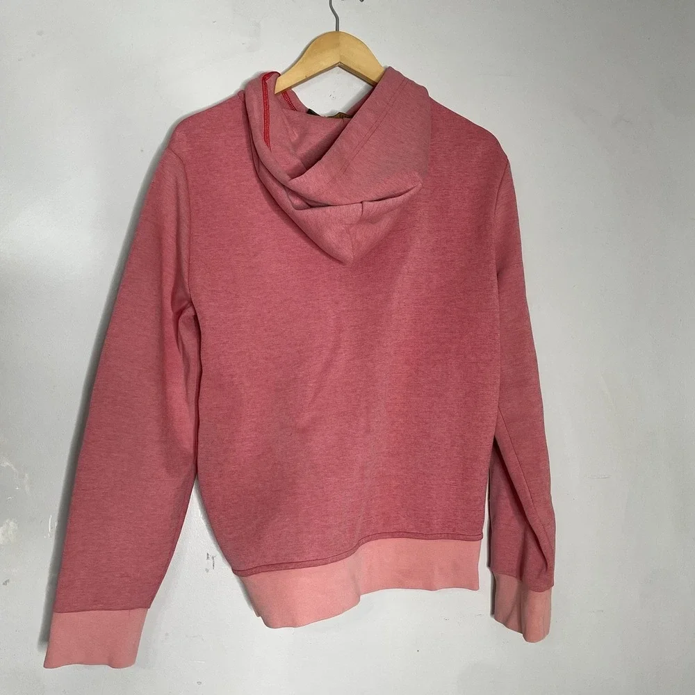 POLO RALPH LAUREN FULL ZIP HOODIE MEN SZ M PINK HOODED SWEATSHIRT JACKET‎ PONY